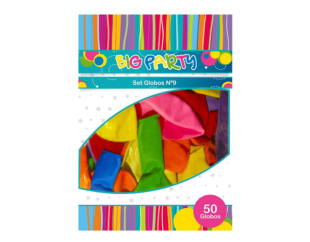 Globos Nº9 50 UNIDS 