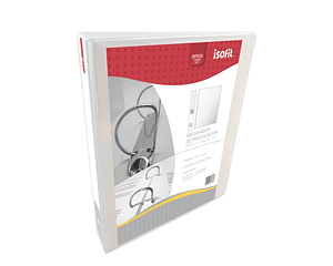 Archivador  Presentación Vinilico Blanco Oficio Isofit