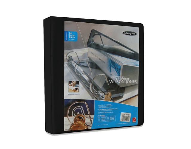 Archivador Vinílico · CARTA · 2 Aros · 2″ · 520 Hojas