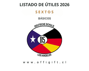 SEXTO AÑO BÁSICO COLEGIO ALEMÁN 2026 L.A