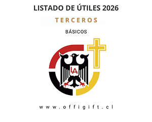 TERCER AÑO BÁSICO LICEO ALEMÁN 2026 L.A