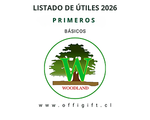 PRIMER AÑO BÁSICO COLEGIO INGLÉS WOODLAND 2026 L.A