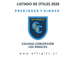 PREKINDER Y KINDER COLEGIO CONCEPCIÓN 2026 L.A