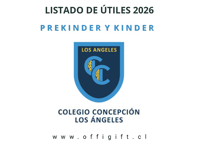 PREKINDER Y KINDER COLEGIO CONCEPCIÓN 2026 L.A