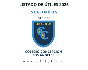 SEGUNDO AÑO BÁSICO COLEGIO CONCEPCIÓN 2026 L.A