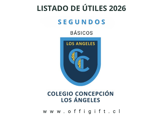 SEGUNDO AÑO BÁSICO COLEGIO CONCEPCIÓN 2026 L.A