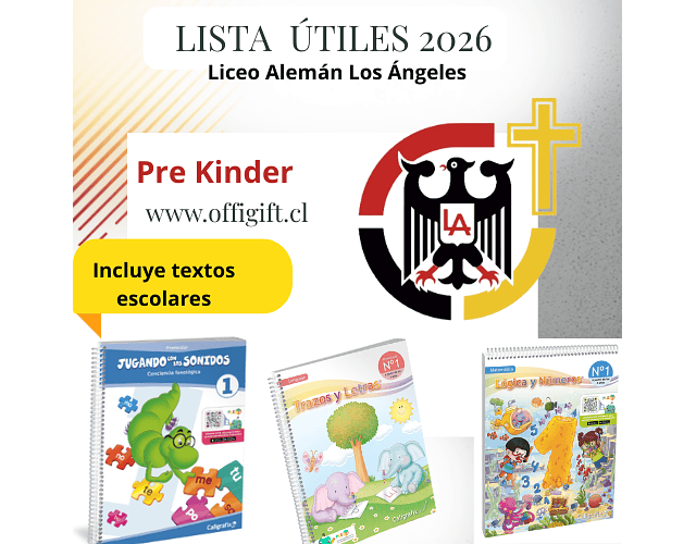 PREKINDER LICEO ALEMÁN 2026 L.A