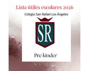 PREKINDER COLEGIO SAN RAFAEL 2026