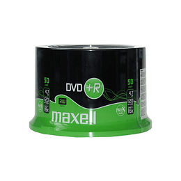 DVD+R (PACK 50 UN) 4.7 GB MAXELL