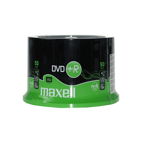 DVD+R (PACK 50 UN) 4.7 GB MAXELL