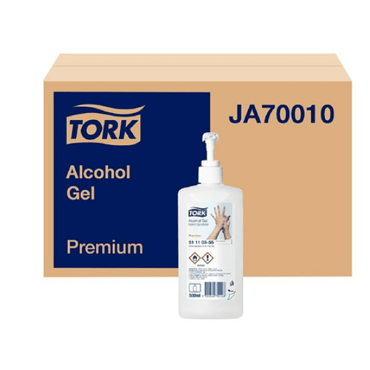 ALCOHOL GEL 500 ML C- VALVULA (12 UNID) TORK