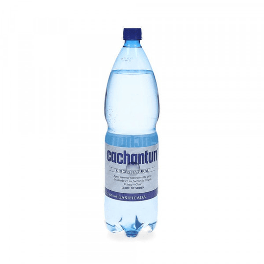 AGUA MINERAL CON GAS BOTELLA 1.6 LT CACHANTUN