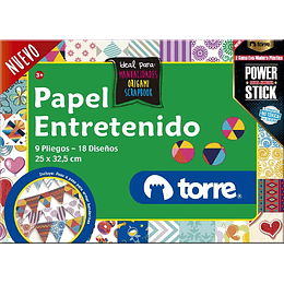 CARPETA C-PAPEL ENTRETENIDO 25X32,5 CM TORRE