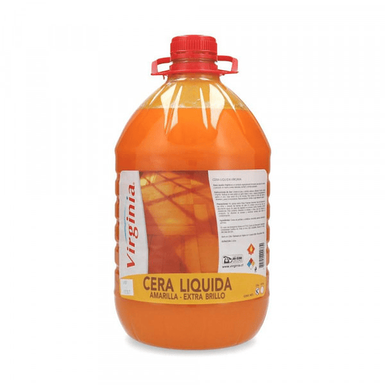 CERA LIQUIDA AMARILLA BIDON 5 LT VIRGINIA PRO