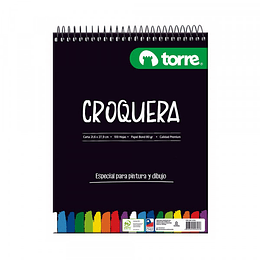 CROQUERA 50 HOJAS (21.6 X 27.9 CM ) C-ANILLO TORR