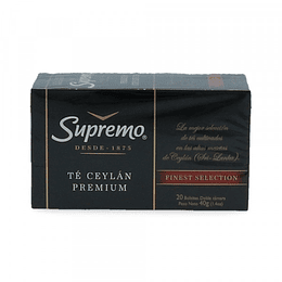 TE CEYLAN PREMIUM CAJITA DE 20 BOLSAS SUPREMO