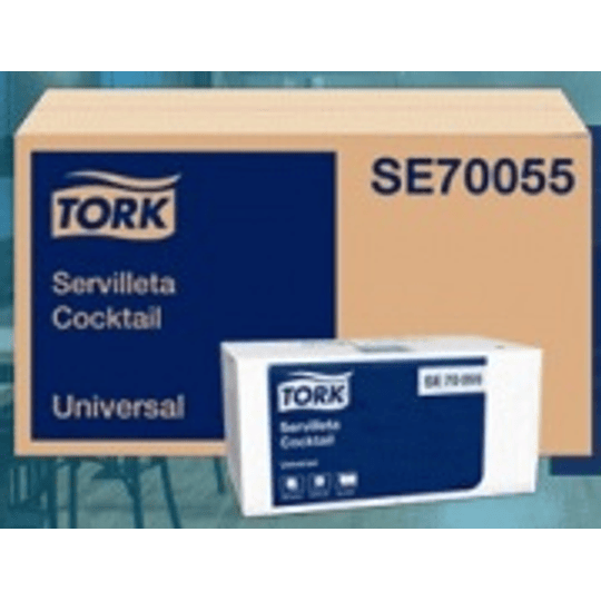 SERVILLETA COCKTAIL H/S 24 PQTES X 200 UN TORK