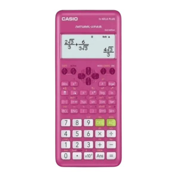 Calculadora Casio científica fx-82LA PLUS Rosa