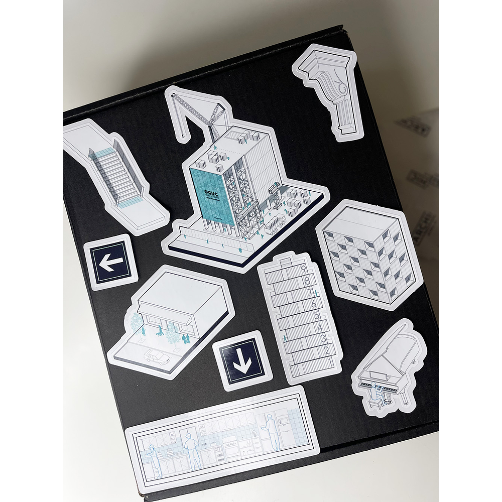 Stickers Pack "Donde viene la grúa"