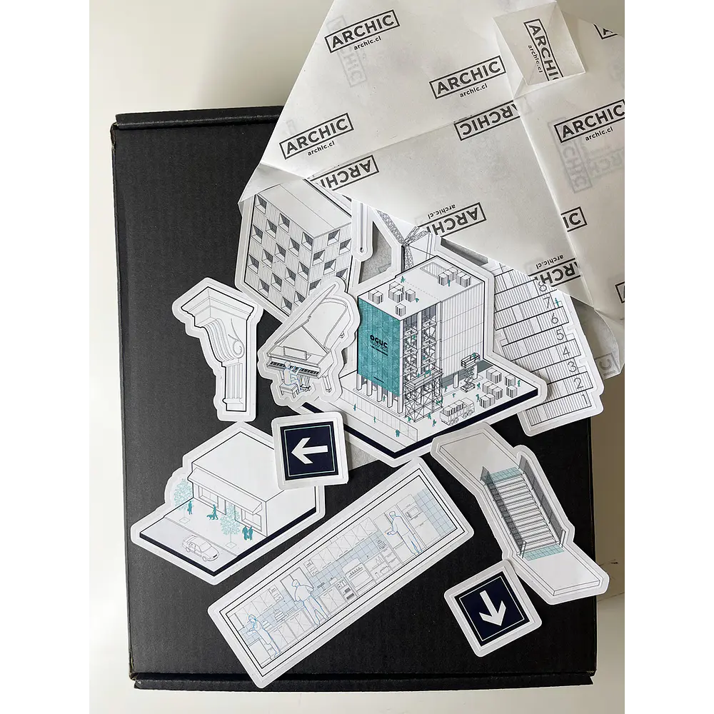 Stickers Pack "Donde viene la grúa"