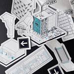 Stickers Pack "Donde viene la grúa"