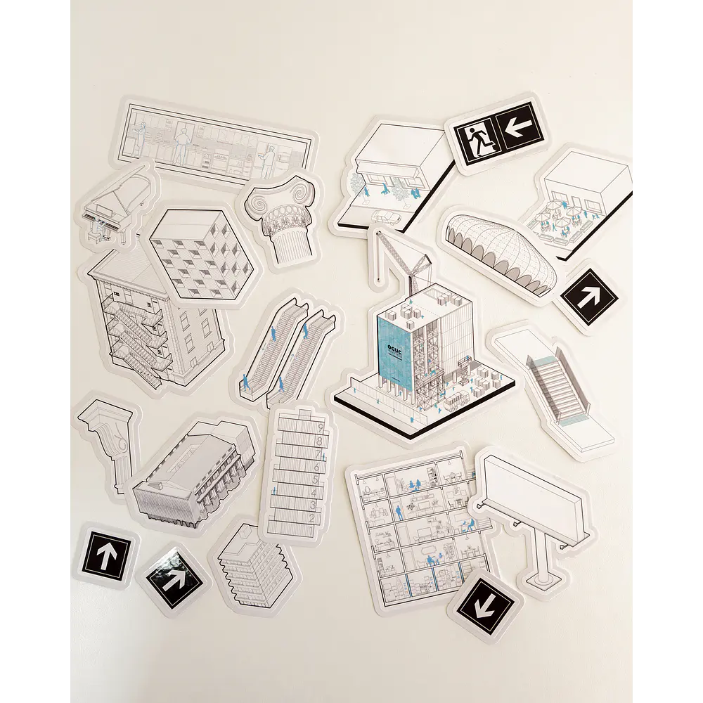 "Donde viene la grúa" + "Donde viene el teatro"