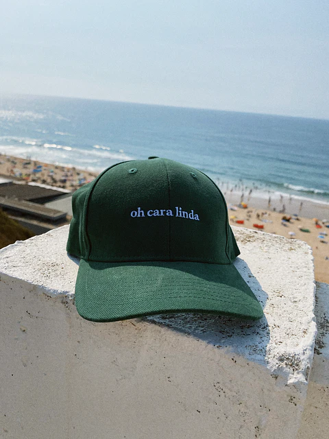 Boné Liso Verde Garrafa