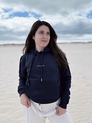 Sweatshirt com capuz Bordada