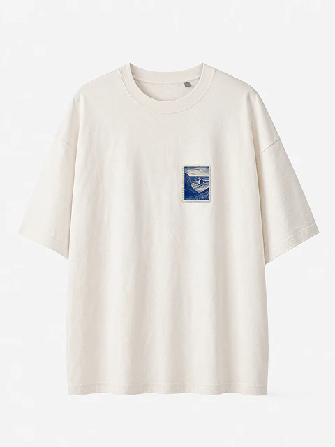 T-shirt Santa Cruz Off White Oversize Regular