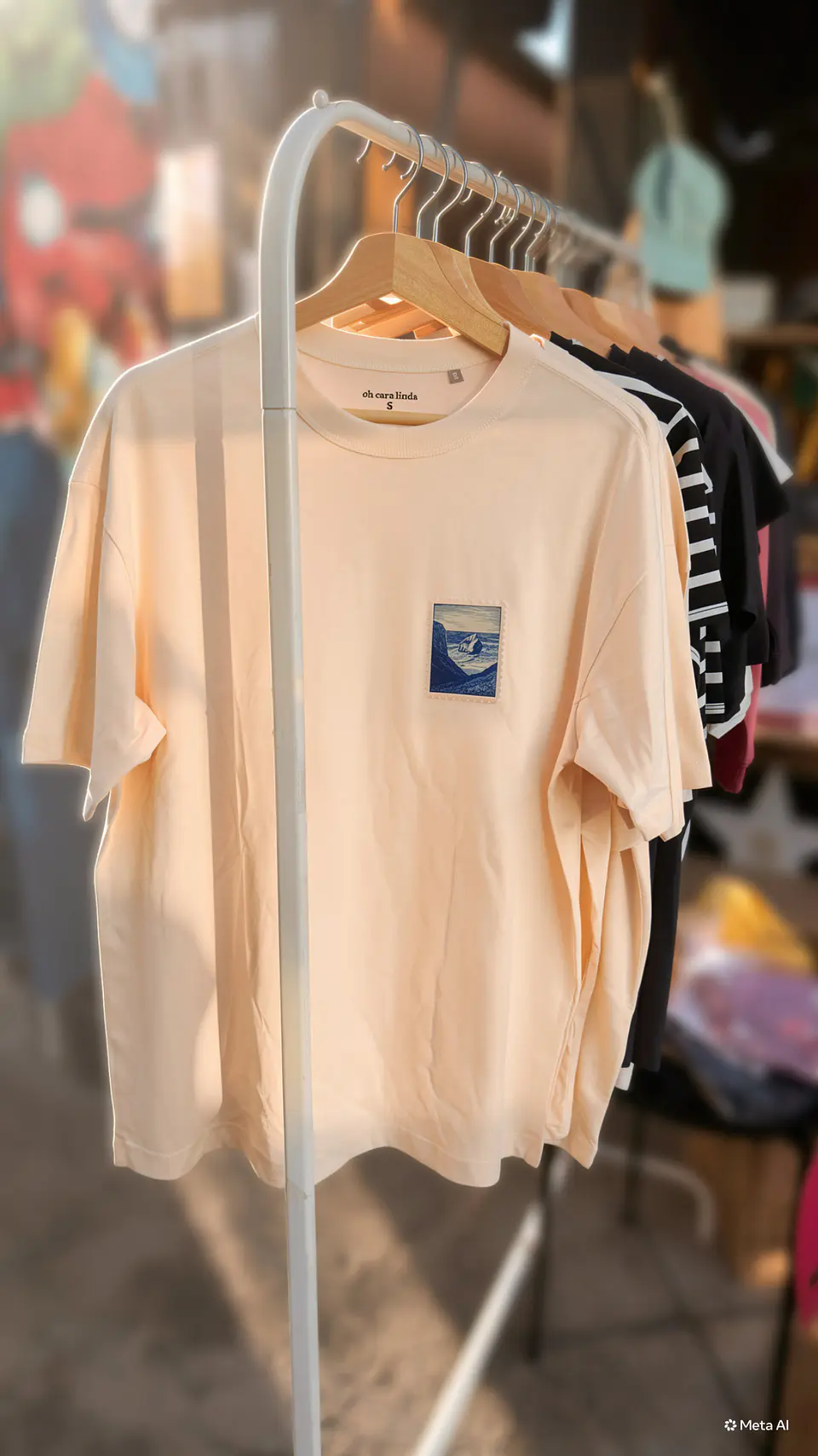 T-shirt Santa Cruz Off White Oversize Regular 3