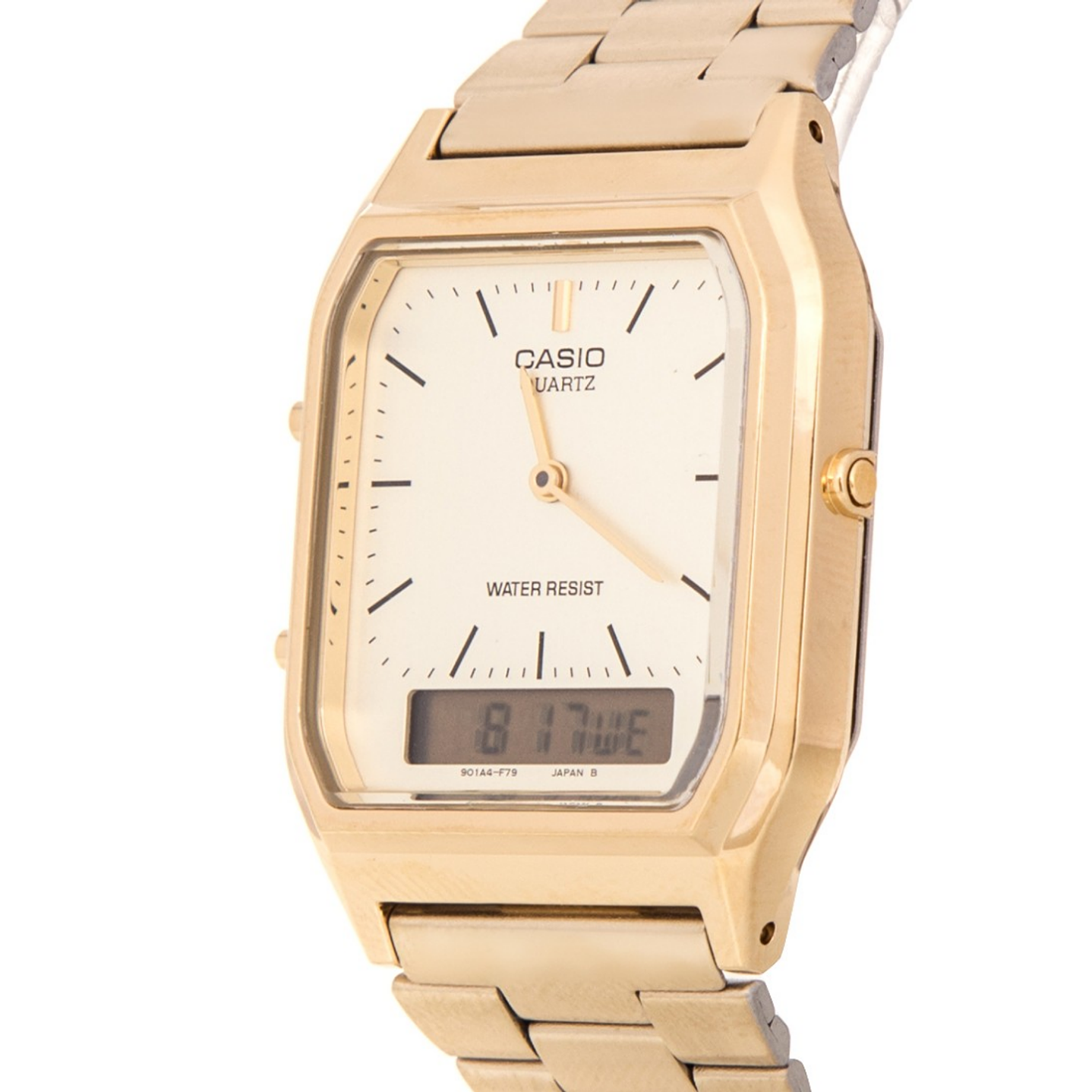 Reloj Casio Vintage Mujer Acero Dorado AQ-230GA-9D 3