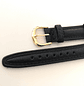 Correa Cuero Negro hebilla dorado 12mm - Miniatura 3