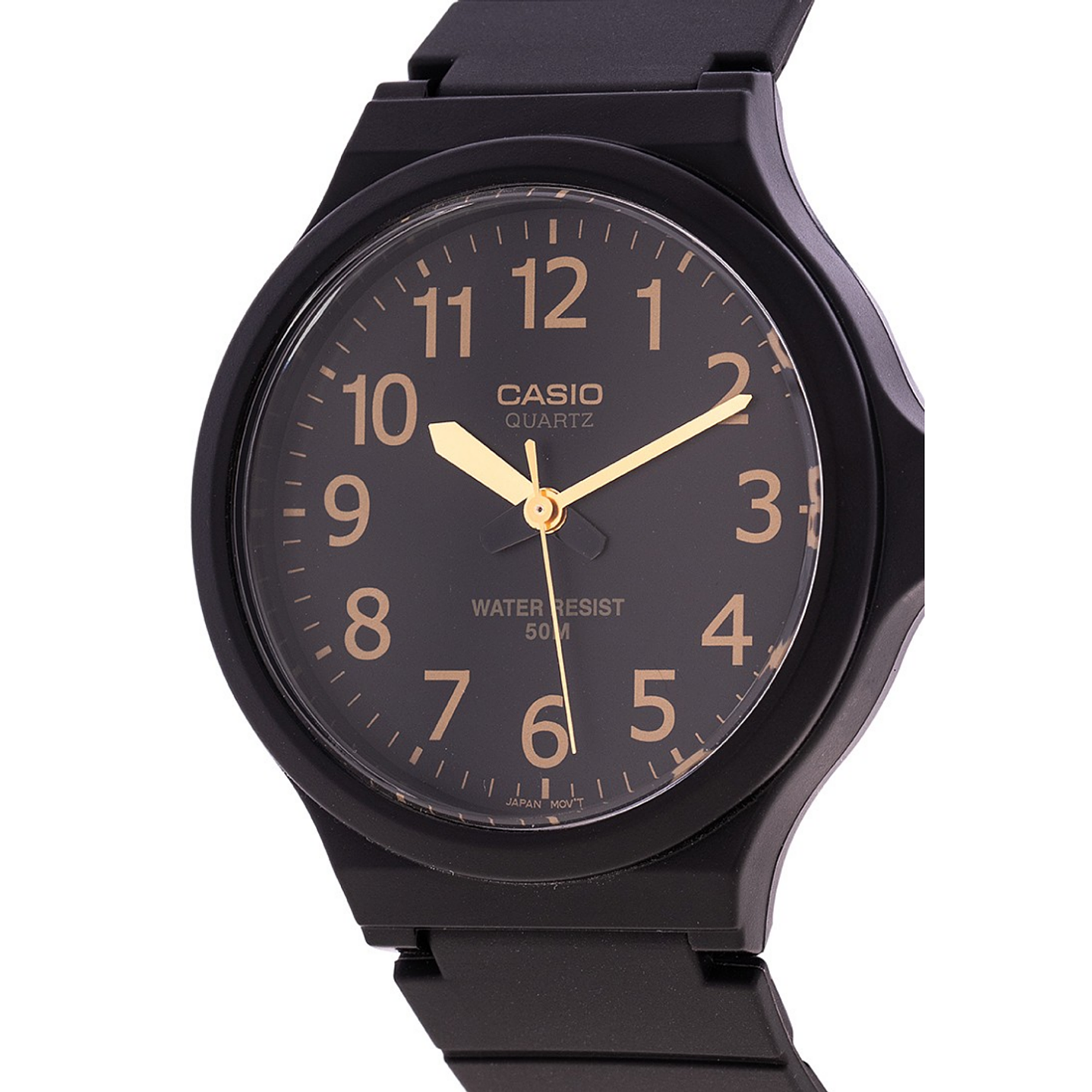 Reloj Casio Análogo Negro Resistente al agua MW-240-1B2 3