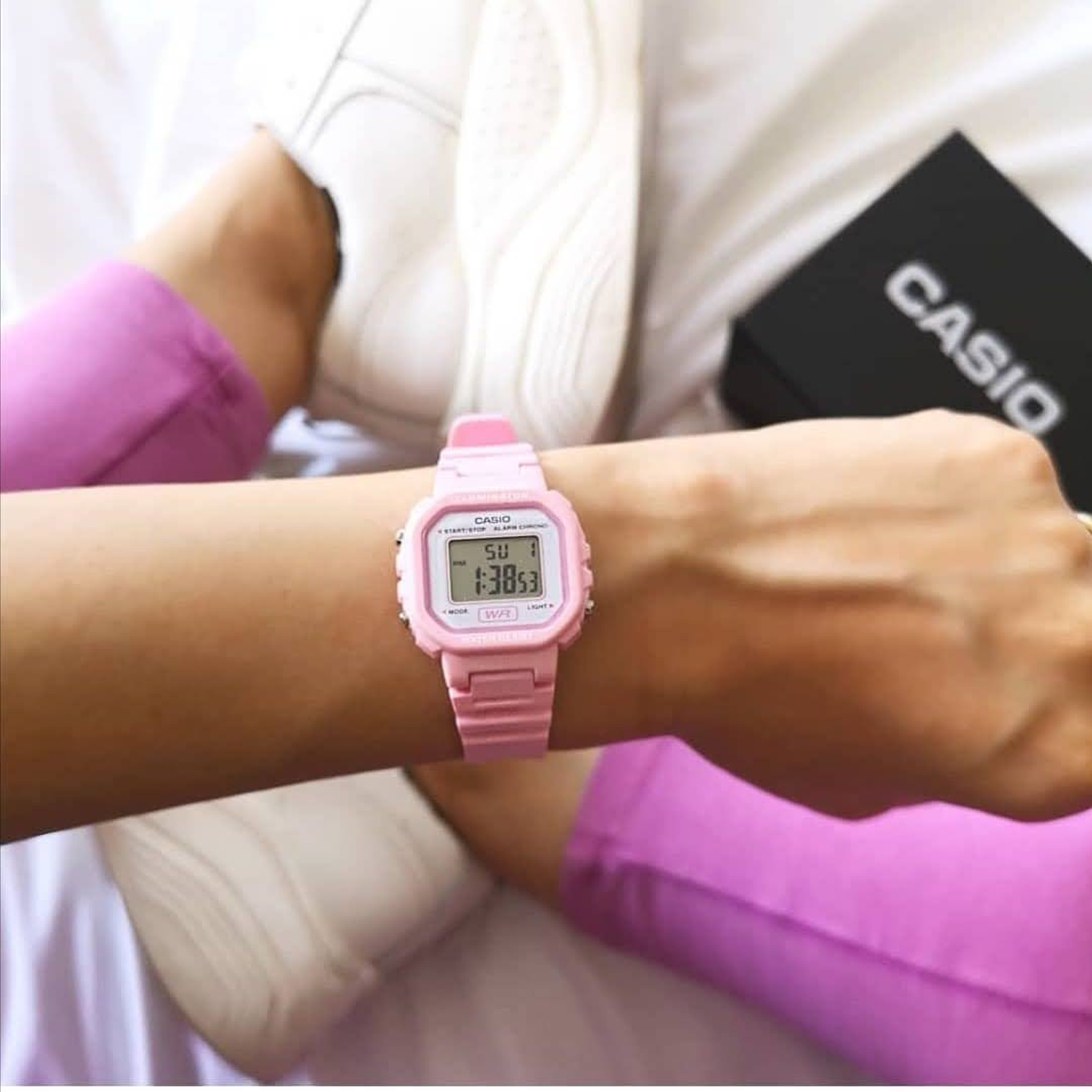 Casio Mini Mujer Resina Rosado LA-20WH-4A1 6