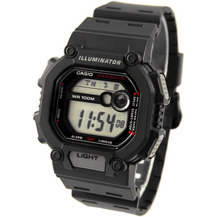 Reloj Casio Sport Hombre Resina Negro W-737H-1AVDF