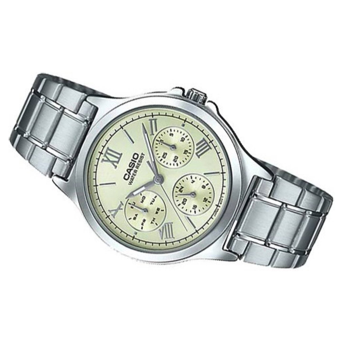 Reloj Casio Clásico Mujer Acero Plateado LTP-V300D-9A1 2