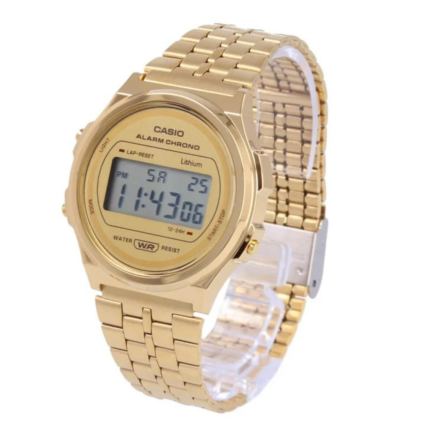 Reloj Casio Vintage Acero Dorado A171WEG-9A 3