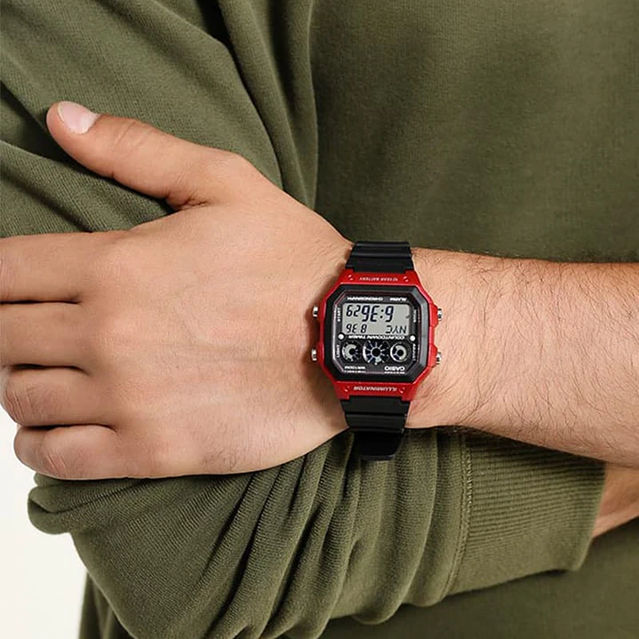 Reloj Casio Vintage Sport Countdown Time AE-1300WH-4AV 2