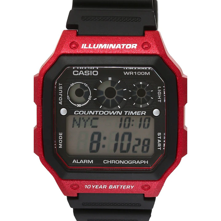 Reloj Casio Vintage Sport Countdown Time AE-1300WH-4AV 3