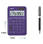 Casio Calculadora Morado Purpura Grande MS-20UC-PL - Miniatura 3