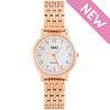 Reloj Q&Q Clásico Mujer Acero Rosé Gold QA21J014Y