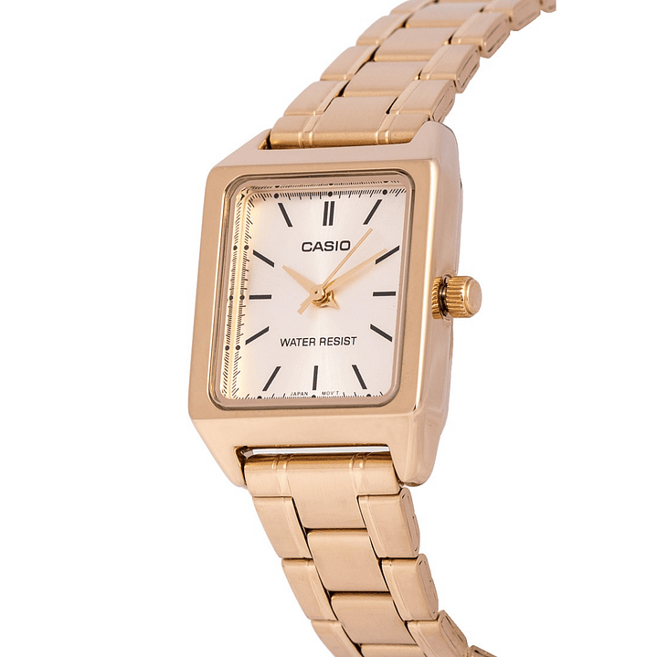 Casio Mini Mujer Análogo Dorado LTP-V007G-9E  3