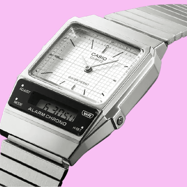 Reloj Casio VINTAGE AQ-800E-1A: estilo retro y funcionalidad