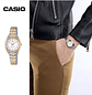 Casio Mini Mujer Metálico Plateado Dorado LTP-1129G-7B - Miniatura 2