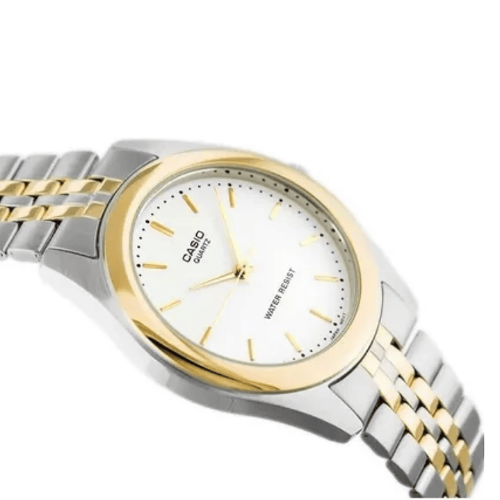 Casio Mini Mujer Metálico Plateado Dorado LTP-1129G-7A 3