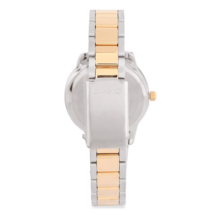 Reloj Casio Mujer Análogo Plata Dorado LTP-1303SG-7A 6