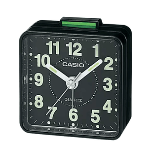 Reloj Despertador Vintage Análogo Negro TQ-140-1