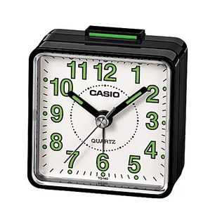 Reloj Despertador Vintage Análogo Negro TQ-140-1B