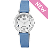 Reloj Q&Q Vintage Mujer Plateado Celeste Q58A-001PY