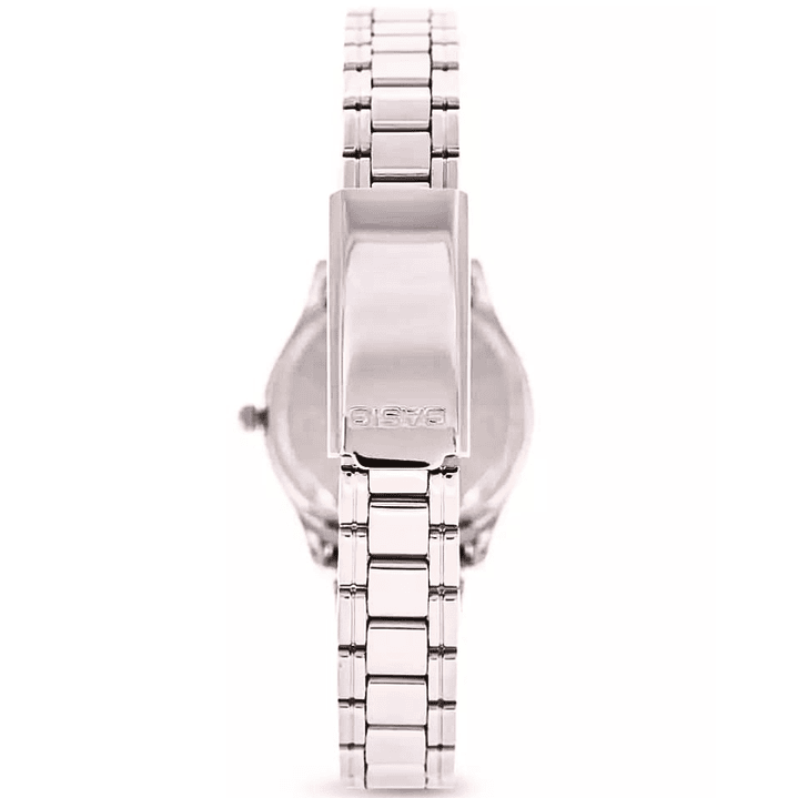Reloj Mini Casio Vintage Mujer Plateado LTP-1275D-7B 7